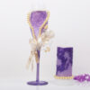 Pearl Glass and Candle Set - (Code HDC24)